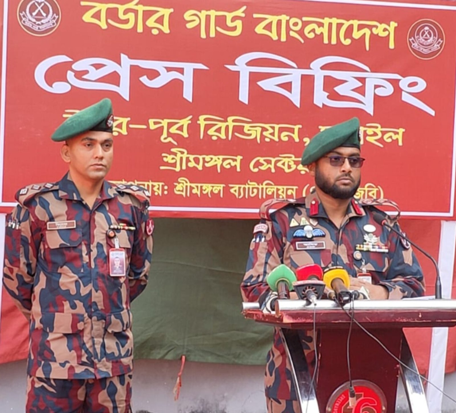কুলাউড়ায় মোতায়েন রয়েছে ৩৩০ প্লাটুন বিজিবি সদস্য