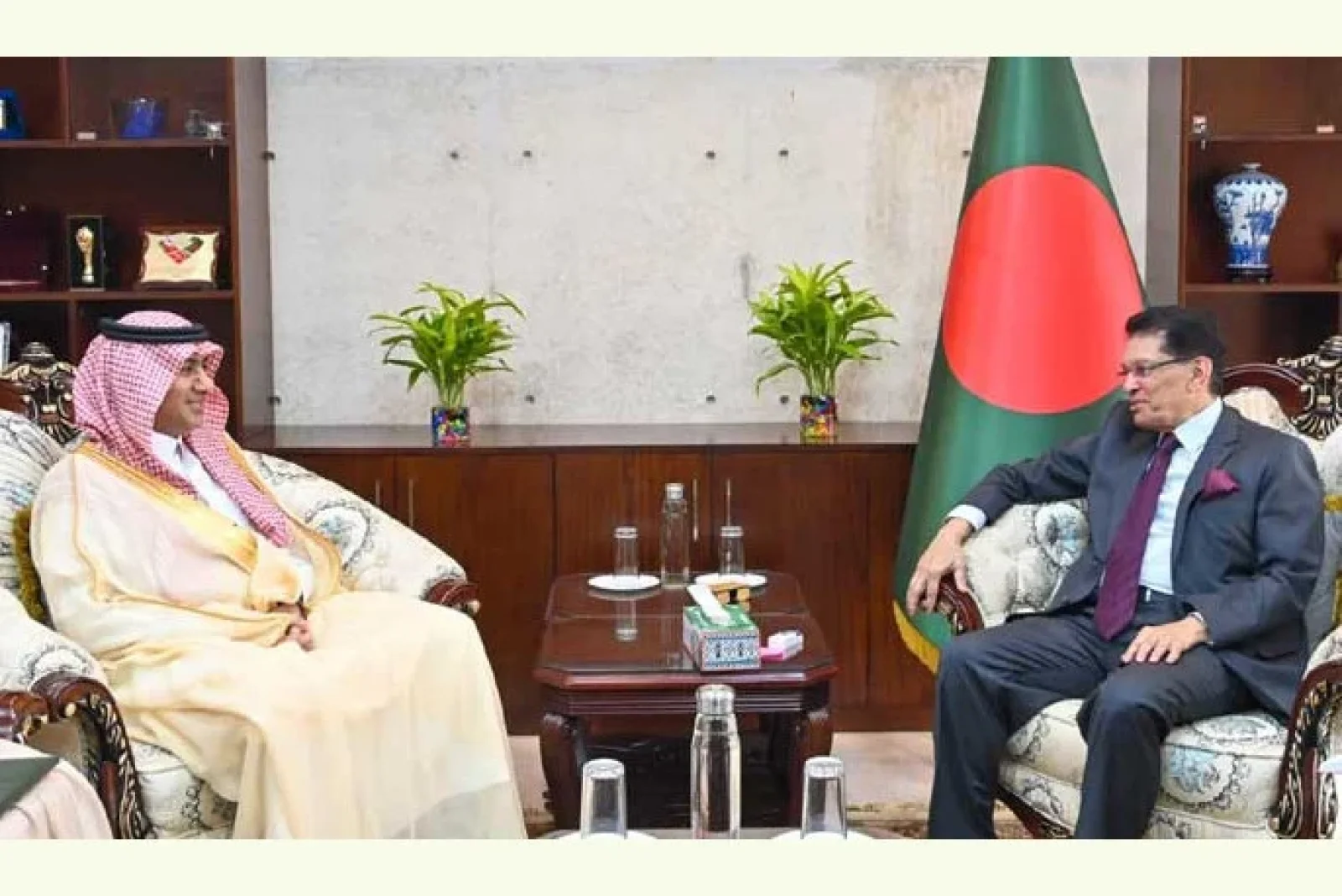 পররাষ্ট্রমন্ত্রী ও প্রতিমন্ত্রীর সাথে সৌদি রাষ্ট্রদূতের সাক্ষাৎ