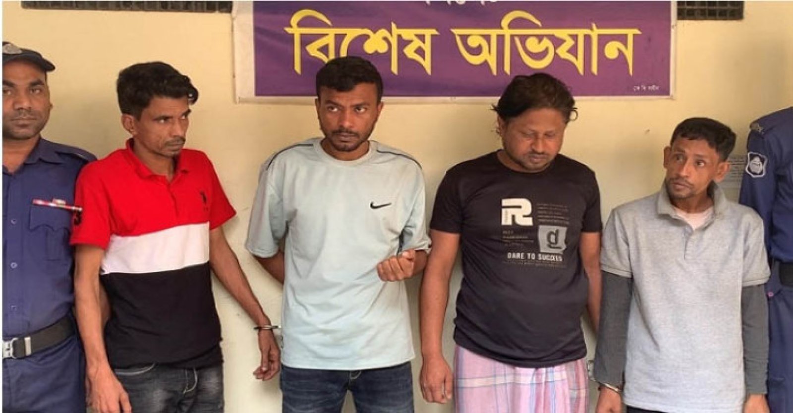 বিয়ানীবাজারে ফিল্মি কায়দায় সিএনজি ছিনতাই; ৪ ছিনতাইকারীকে শ্রীঘরে পাঠালো পুলিশ