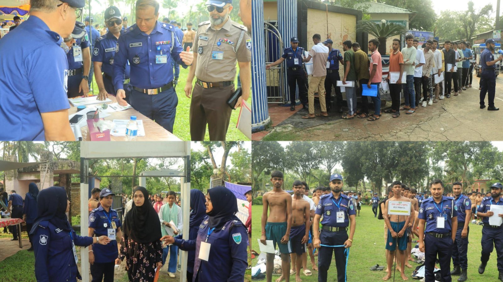 হবিগঞ্জে টিআরসি নিয়োগে বাছাই কার্যক্রম শুরু, প্রথম দিনে সম্পন্ন শারীরিক মাপ ও কাগজপত্র যাচাই