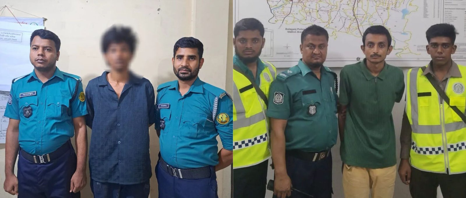 সিলেটে পৃথক অভিযানে অপহরণ মামলার আসামী ও তালিকাভুক্ত ছিনতাইকারী গ্রেফতার