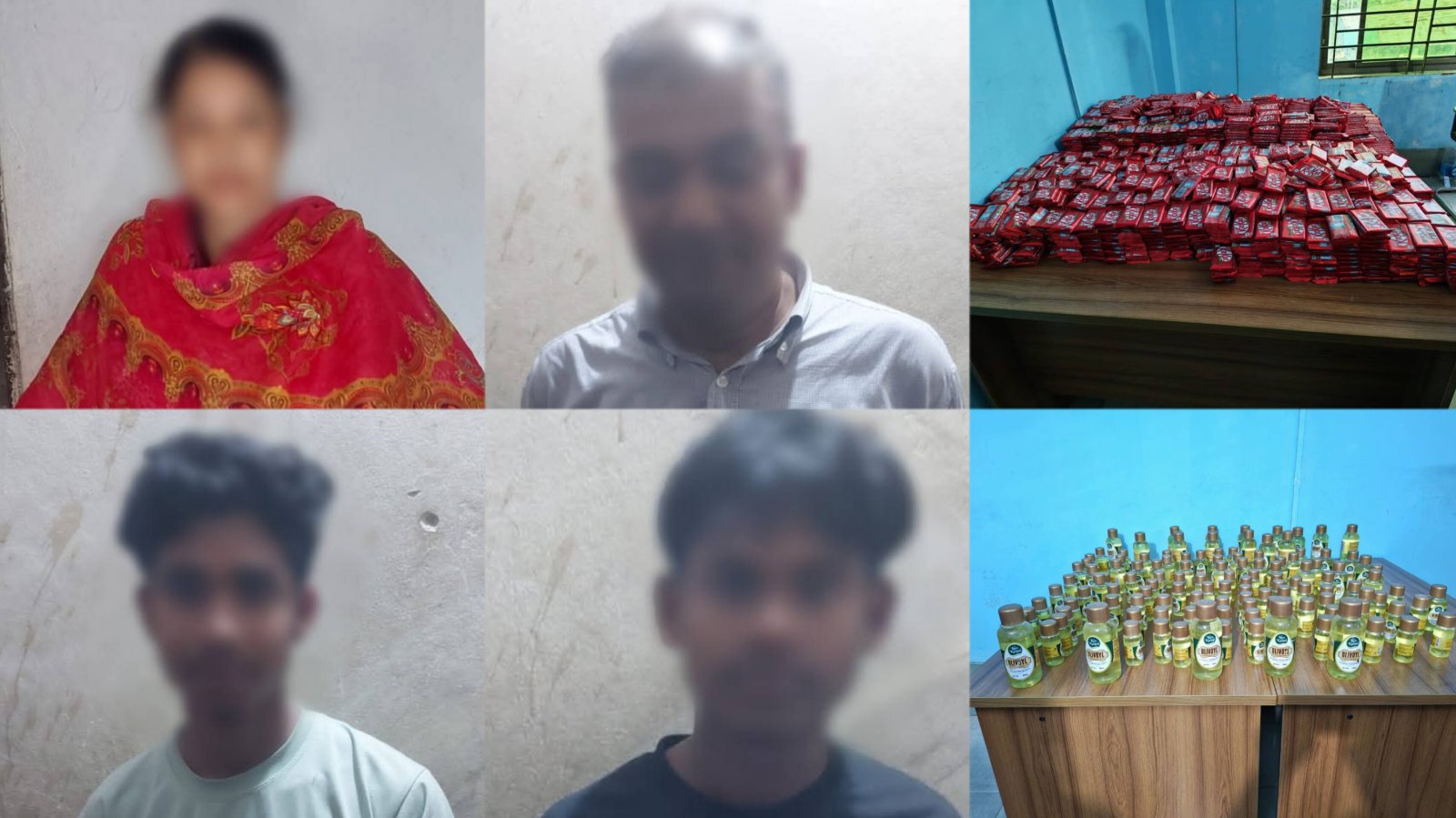অস্ট্রেলিয়া পয়েন্টে পুলিশের জালে ভারতীয় পণ্যসহ ৪ কারবারি আটক