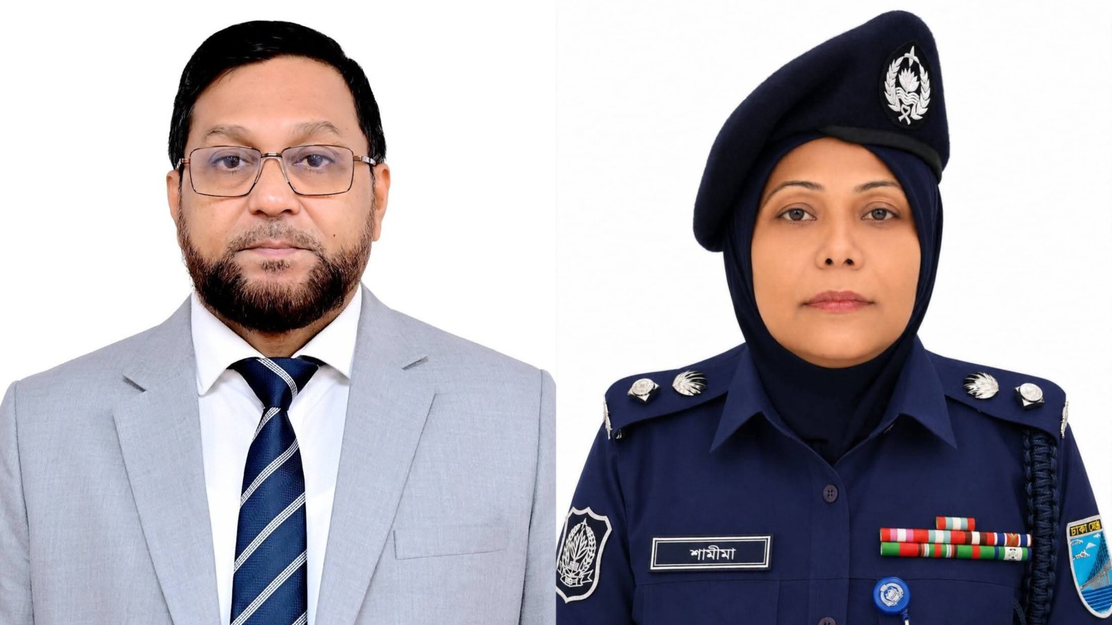 পুলিশ সার্ভিস অ্যাসোসিয়েশনের নেতৃত্বে মোসলেহ উদ্দিন ও শামীমা পারভীন