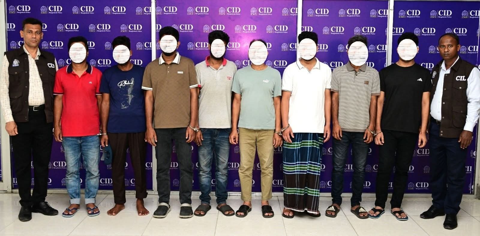 অনলাইন জুয়া চক্রের ৮ সদস্য গ্রেফতার, কোটি কোটি টাকা বিদেশে পাচারের অভিযোগ: সিআইডি