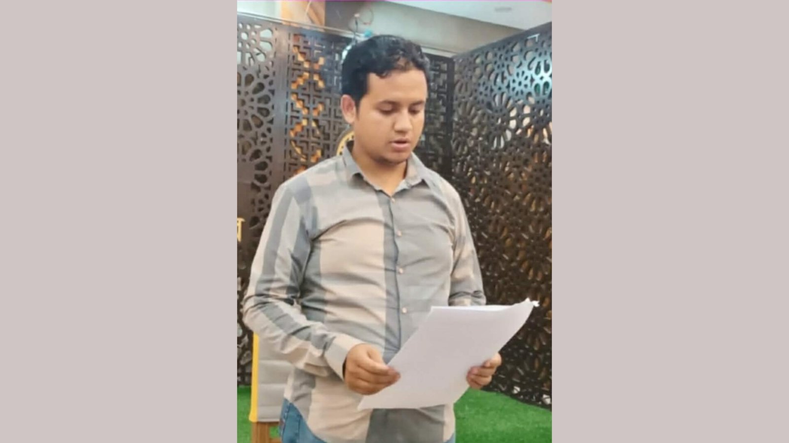 চেক মামলায় সুষ্ঠু তদন্ত ও ন্যায়বিচারের দাবিতে শ্রীমঙ্গলে সংবাদ সম্মেলন