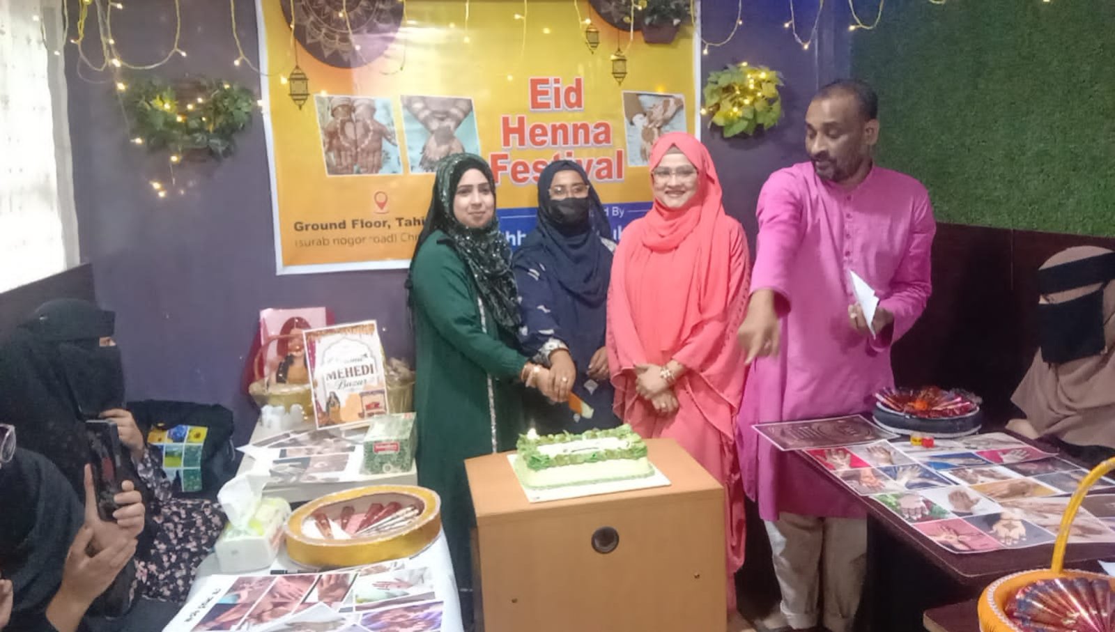 ছাতকে তিনদিনব্যাপী ‘ঈদ হেনা ফেস্টিভ্যাল’ শুরু