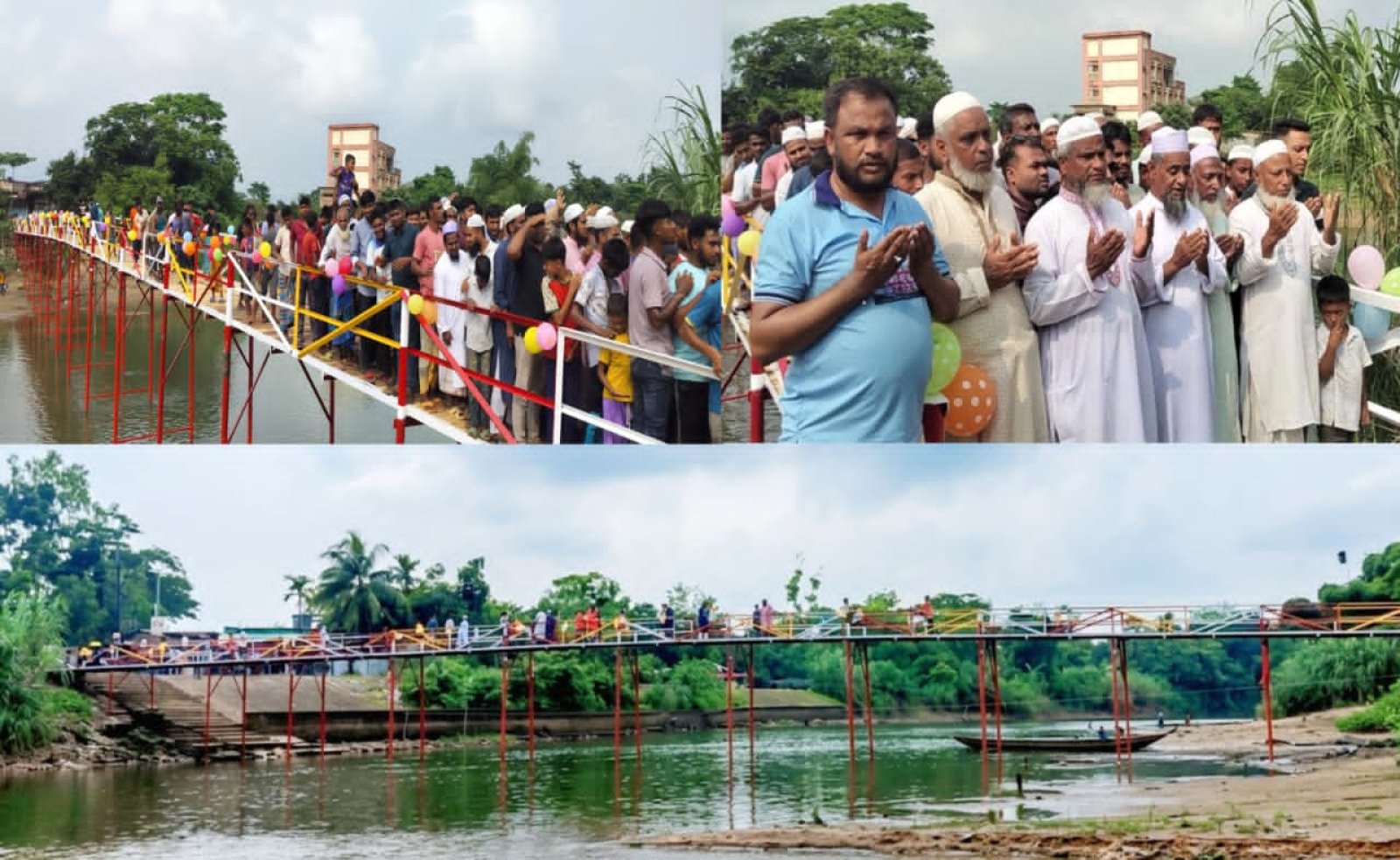 সরকারি সহায়তা ছাড়াই ১৭ লাখ টাকায় ‘স্বপ্নের সেতু’, বদলে গেল দুই উপজেলার মানুষের জীবন