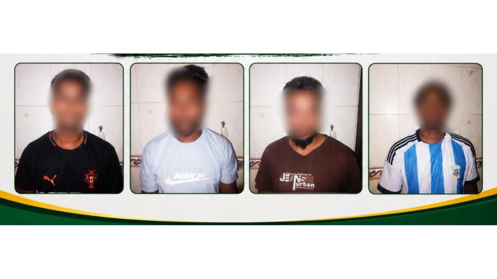 তেমুখী পয়েন্টে পুলিশের অভিযান, জুয়া খেলার সময় ৪ জন আটক