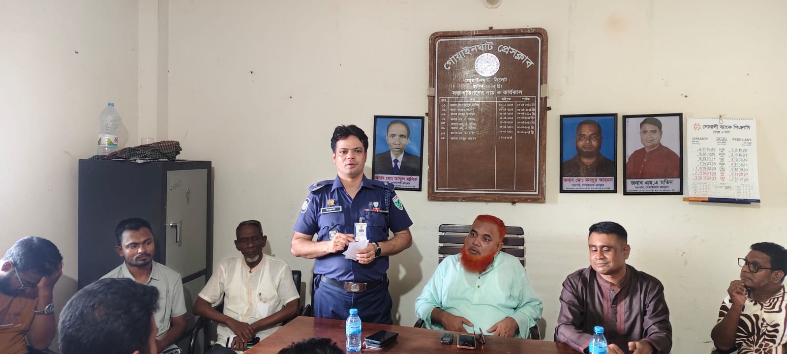 জনবান্ধব ও দালালমুক্ত থানা গড়তে চাই— গোয়াইনঘাট প্রেসক্লাবে নবাগত ওসির অঙ্গীকার