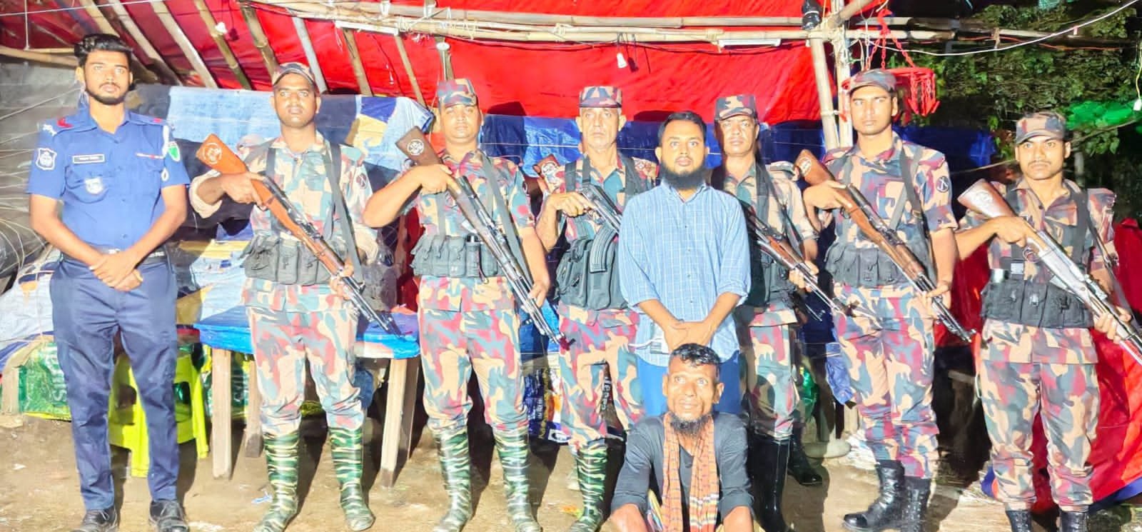 জাফলং জিরো পয়েন্টে গভীর রাতে টাস্কফোর্সের অভিযান, বালু উত্তোলনের দায়ে ৭ দিনের কারাদণ্ড