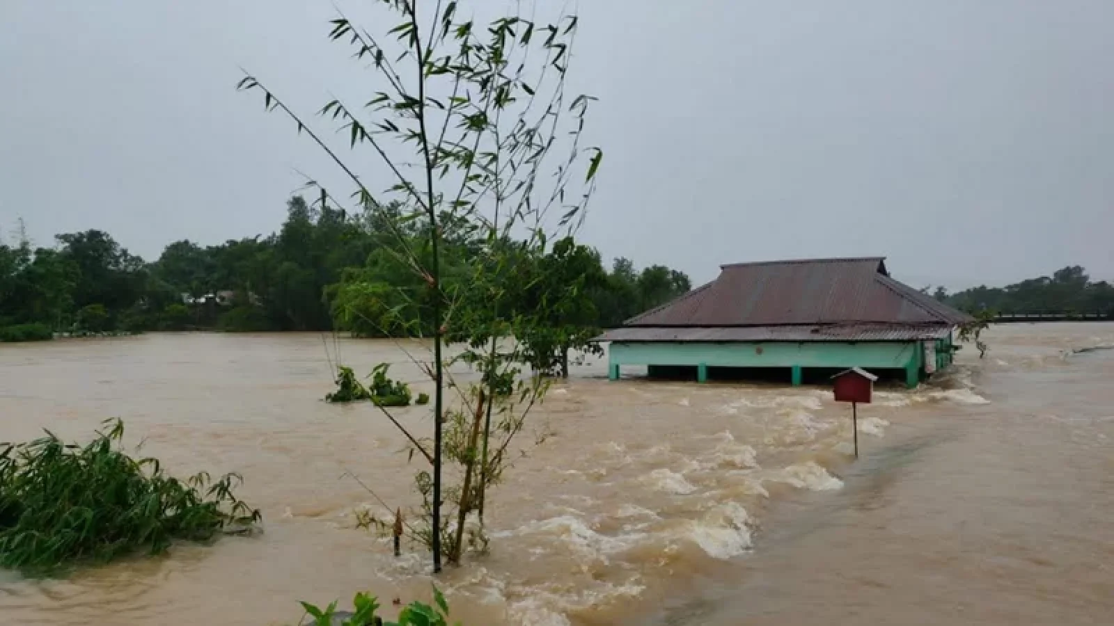 টানা বৃষ্টি ও পাহাড়ি ঢলে জৈন্তাপুরে বাড়ছে পানি, বন্যার শঙ্কা; প্রস্তুত ৪৮ আশ্রয়কেন্দ্র
