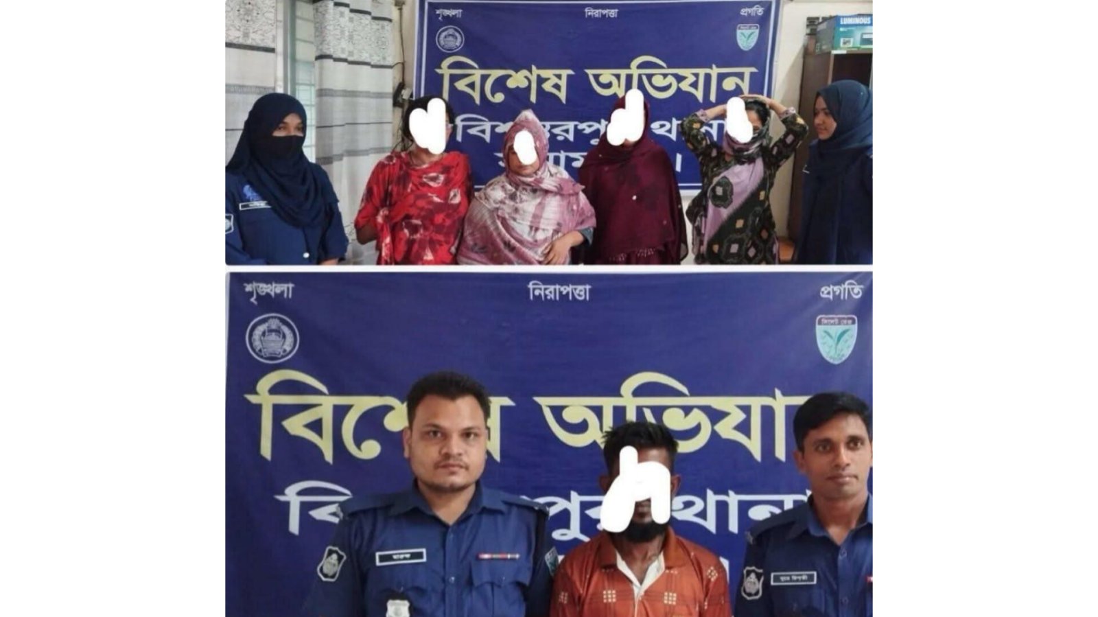বিশ্বম্ভরপুরে পুলিশের পৃথক অভিযানে চোরাই গরু উদ্ধার, ৫ আসামি গ্রেপ্তার