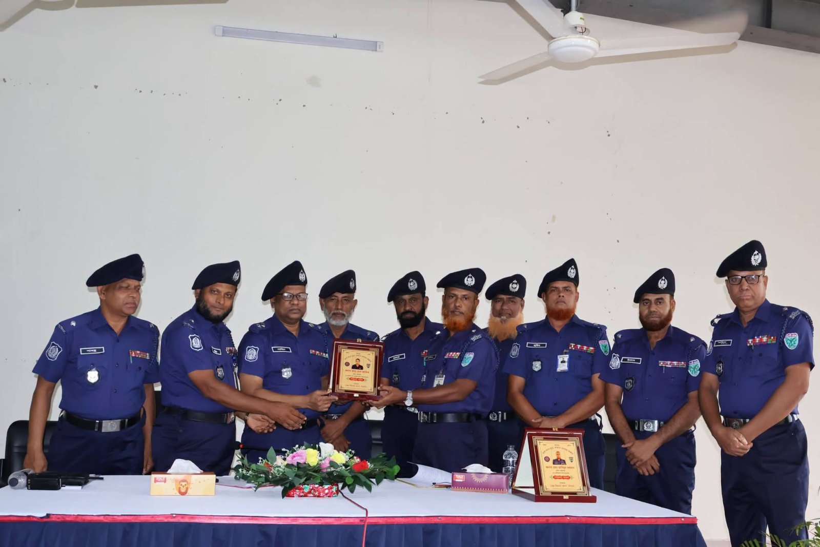 আরআরএফ, সিলেটে মাসিক কল্যাণ সভা অনুষ্ঠিত, দুই পুলিশ পরিদর্শককে বিদায় সংবর্ধনা