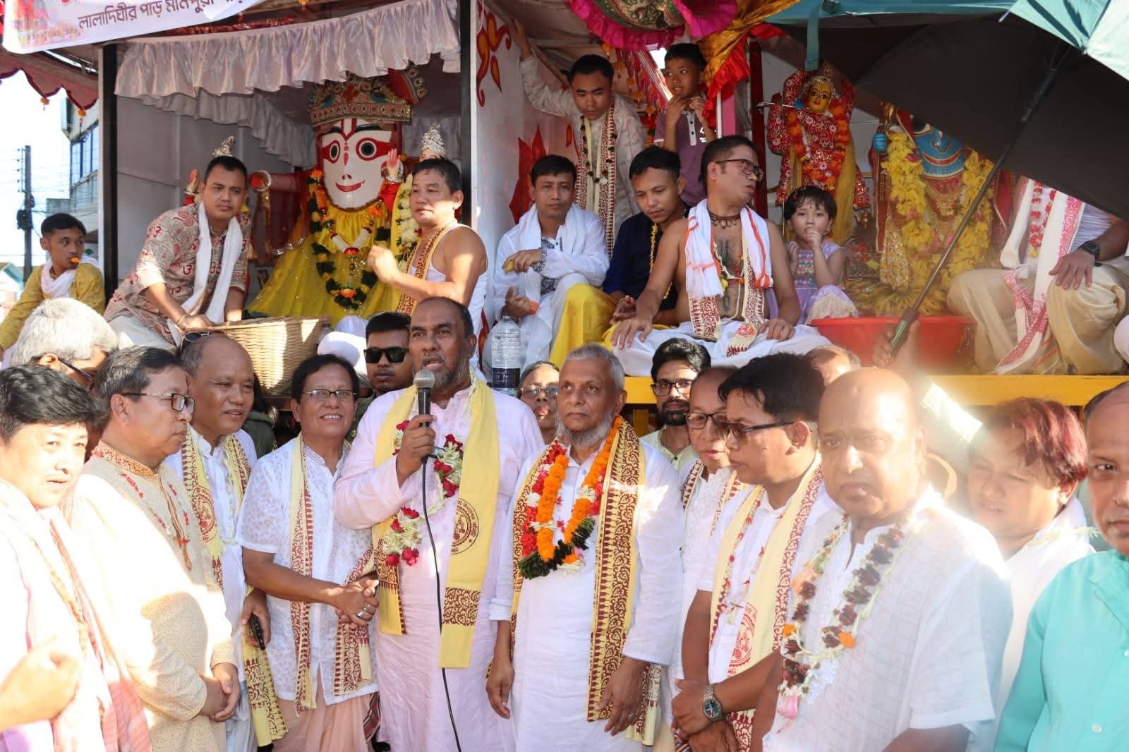 জগন্নাথ দেবের রথযাত্রা মহোৎসবে বাণিজ্যমন্ত্রী: বাংলাদেশ সাম্প্রদায়িক সম্প্রীতির উজ্জ্বল দৃষ্টান্ত
