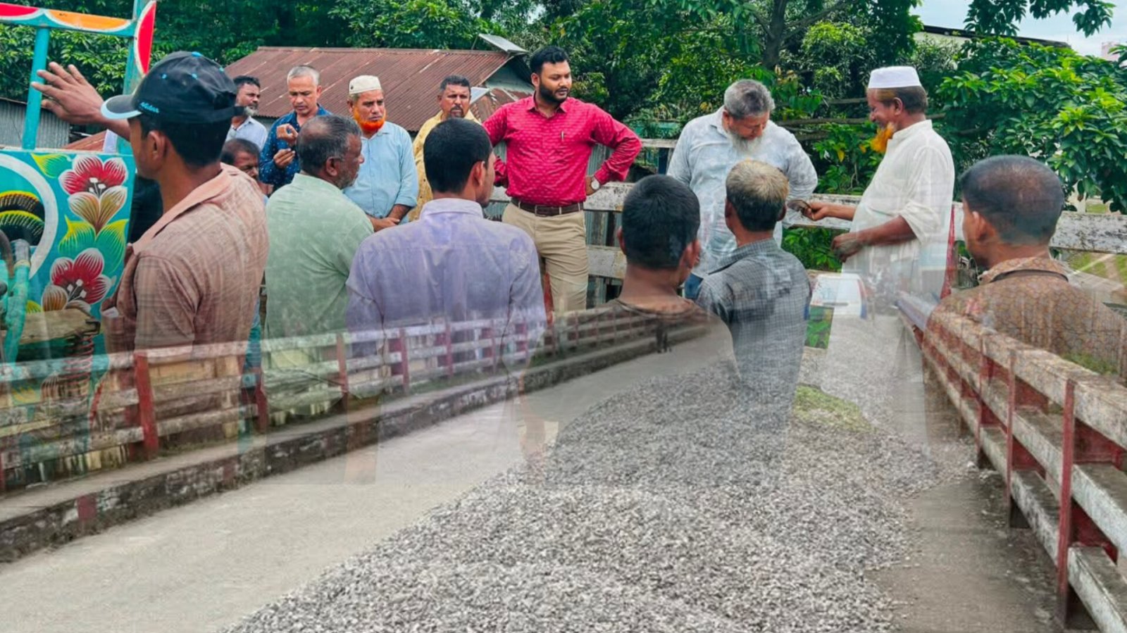 কালনী সেতুতে অবৈধভাবে পাথর রাখায় ব্যবসায়ীকে ২০ হাজার টাকা জরিমানা