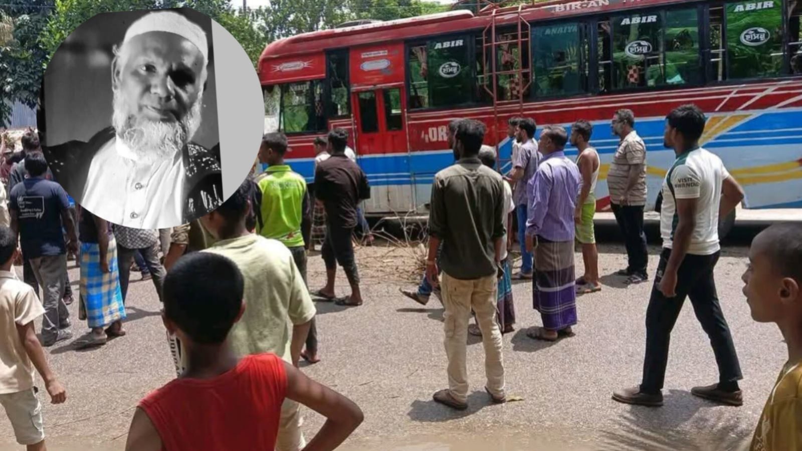 জৈন্তাপুরে গেইটলক বাসের বেপরোয়া ধাক্কা, প্রাণ গেল নাজিমের