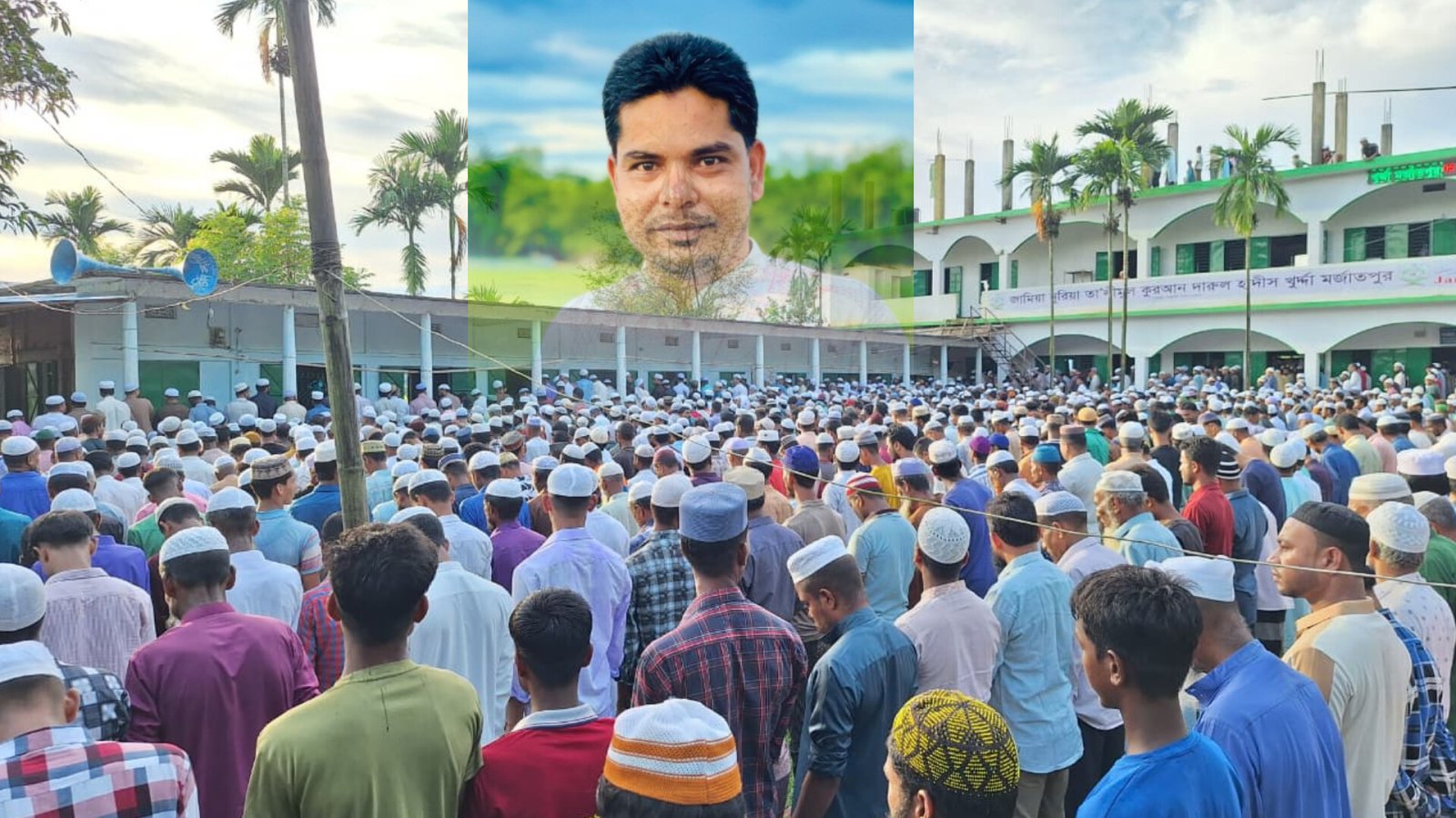 জানাজায় সহস্রাধিক মানুষ, অশ্রুসিক্ত বিদায় চেয়ারম্যান আলীম উদ্দিনকে