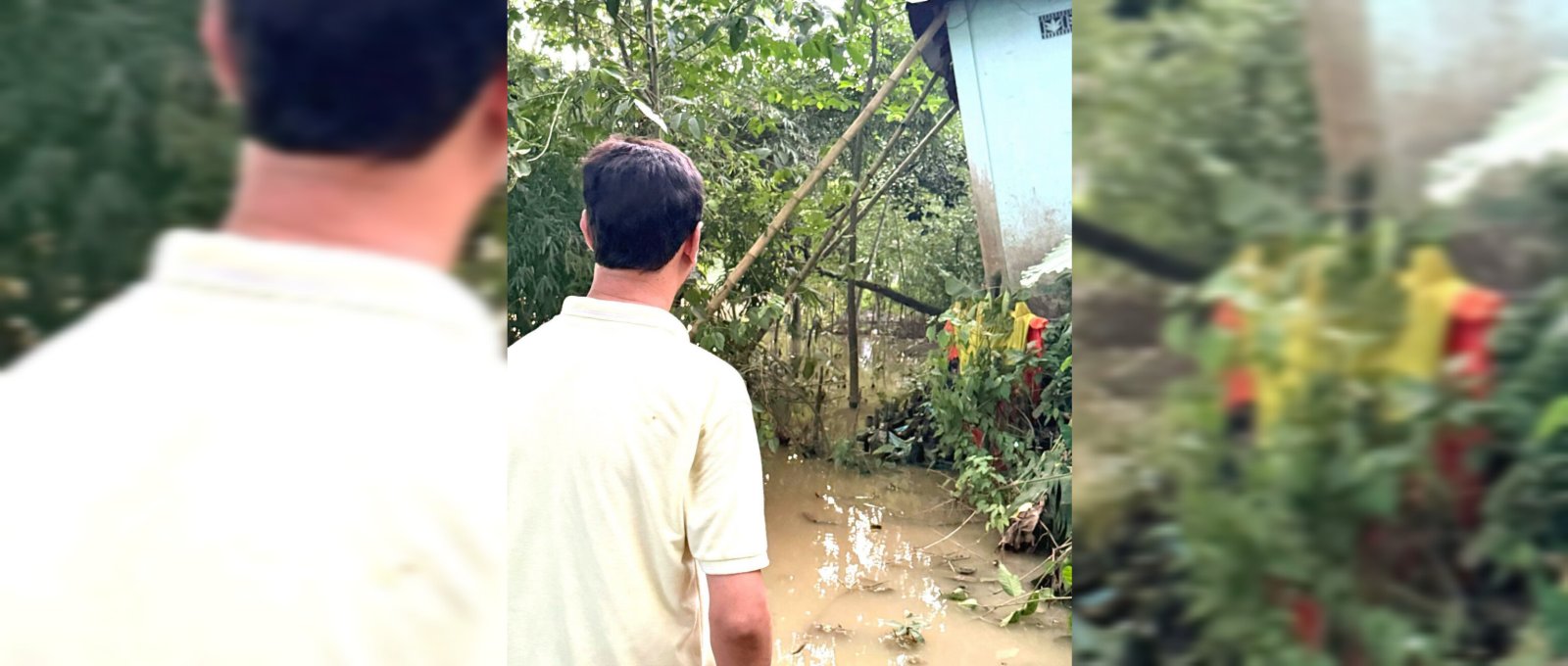 কুশিয়ারা নদীর ডাইকের ভেতর ঝুঁকিপূর্ণ বসতঘর, বিপাকে জকিগঞ্জের দরিদ্র পরিবার