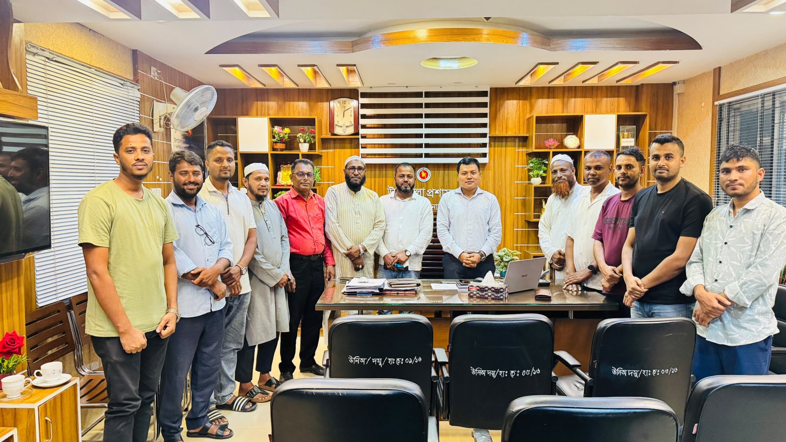 নবাগত ইউএনও’র সঙ্গে শান্তিগঞ্জ প্রেসক্লাবের মতবিনিময়