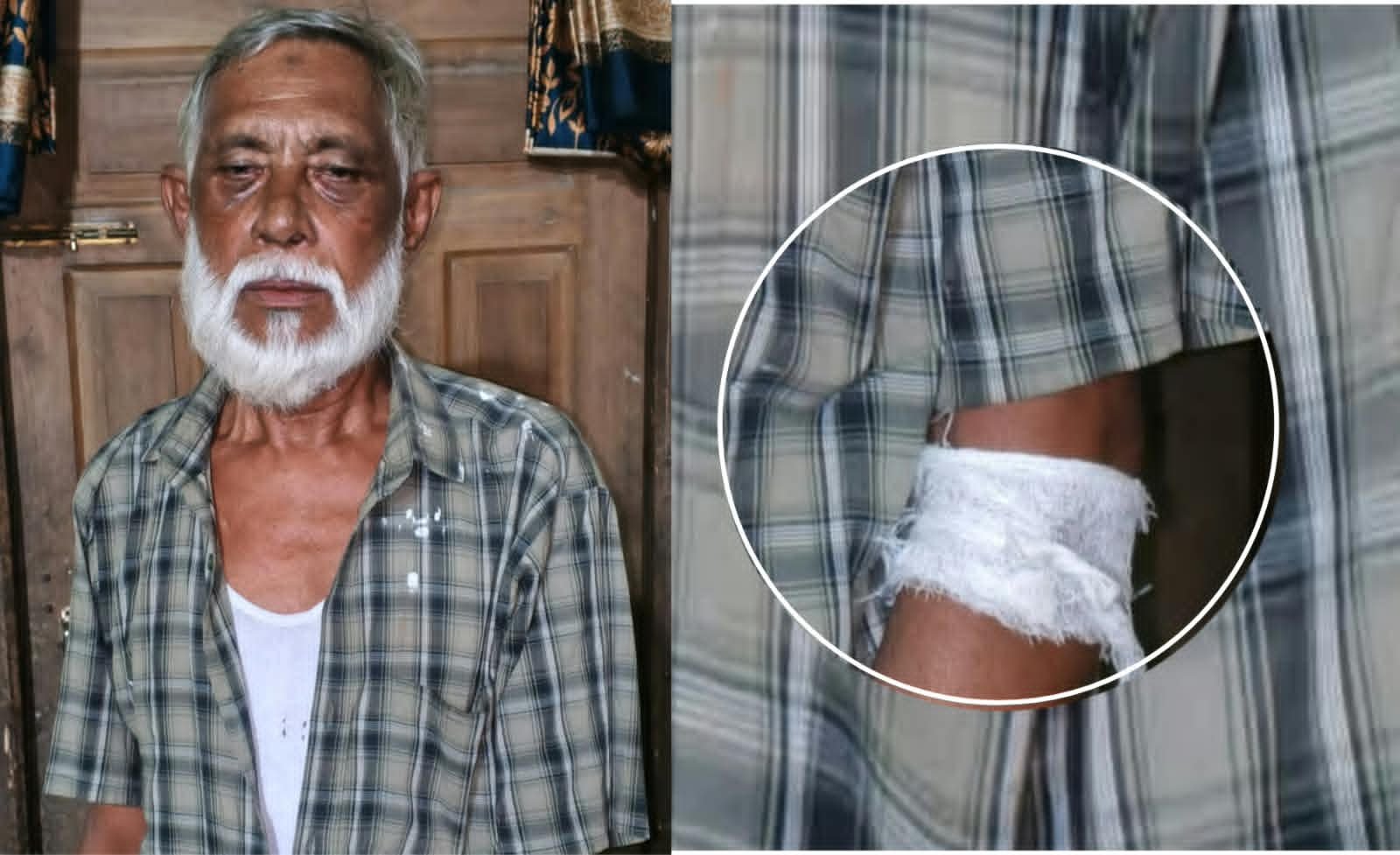 জমি নিয়ে বিরোধের জেরে মুক্তিযোদ্ধাকে মারধরের অভিযোগ