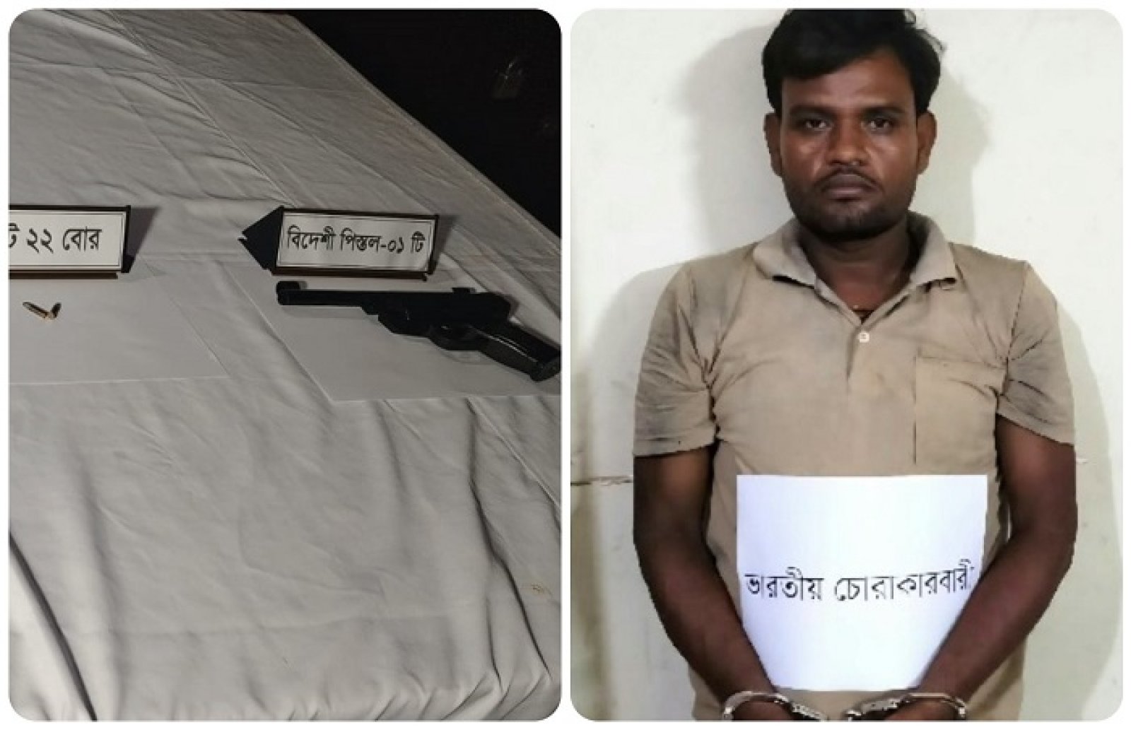 বড়লেখা সীমান্তে ‘পিস্তল’ নিয়ে বিজিবি-এজাহারে ভিন্ন তথ্য