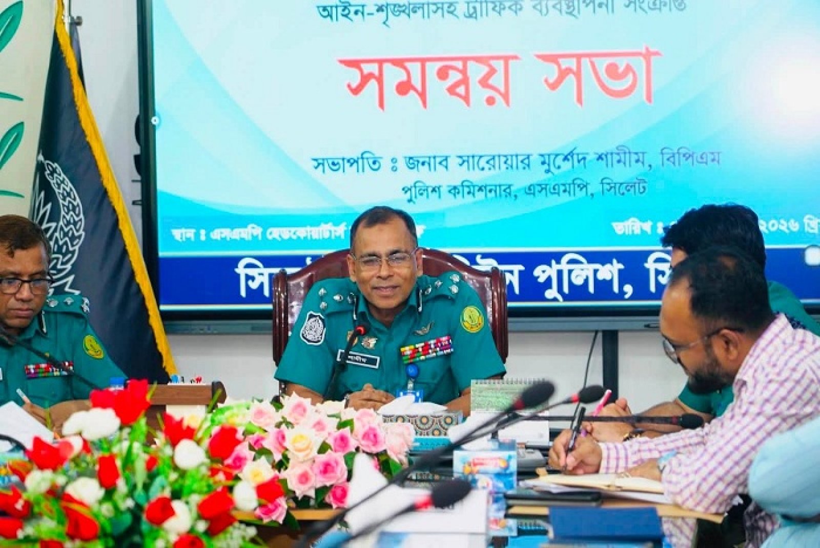 সিলেটে শান্তিপূর্ণ পরিবেশে জন্মাষ্টমী উদ্‌যাপনে পুলিশের সর্বাত্মক সহযোগিতা: কমিশনার