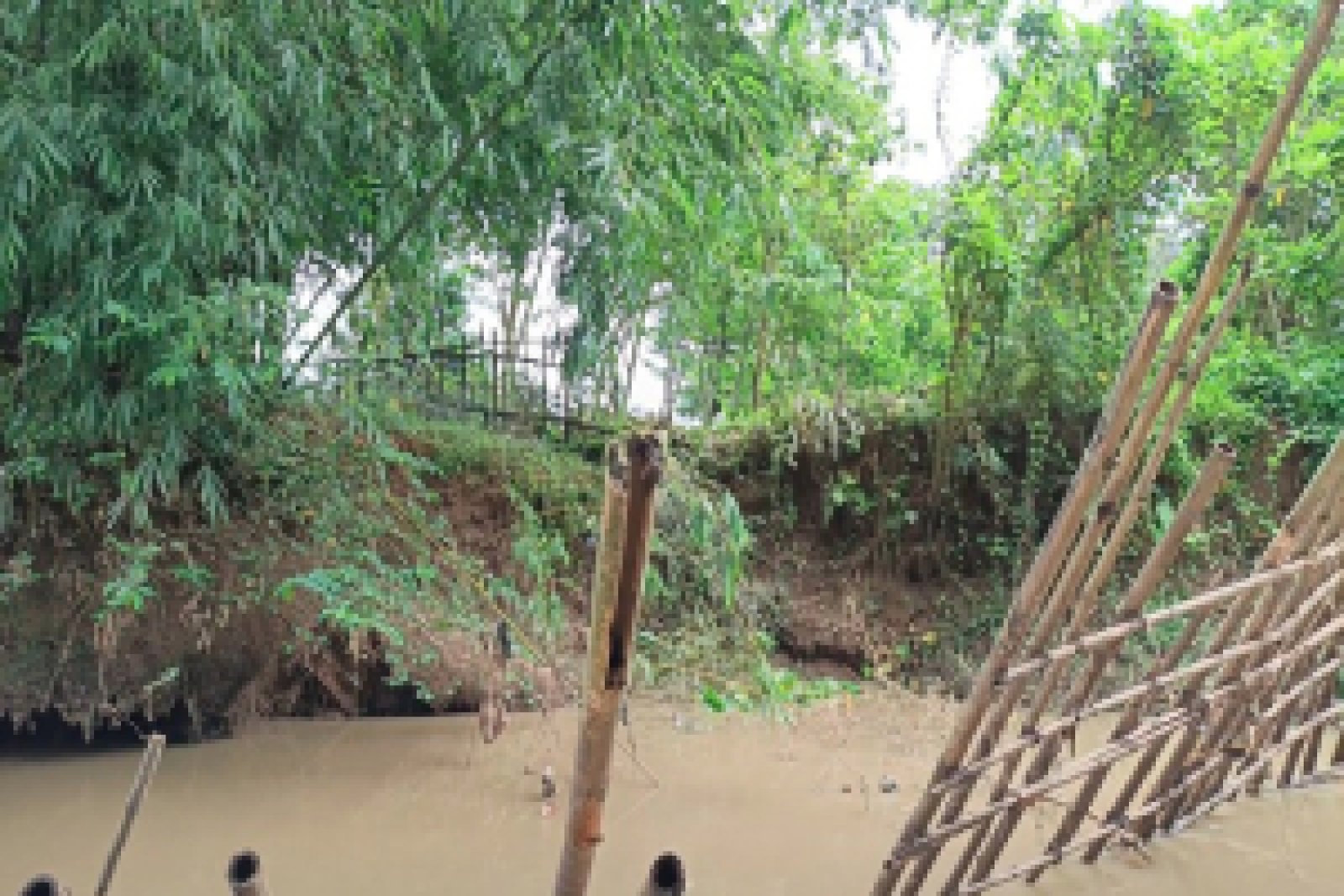 নদীভাঙনে অস্তিত্ব সংকটে শিমুলতলার শত বছরের ঐতিহাসিক কবরস্থান