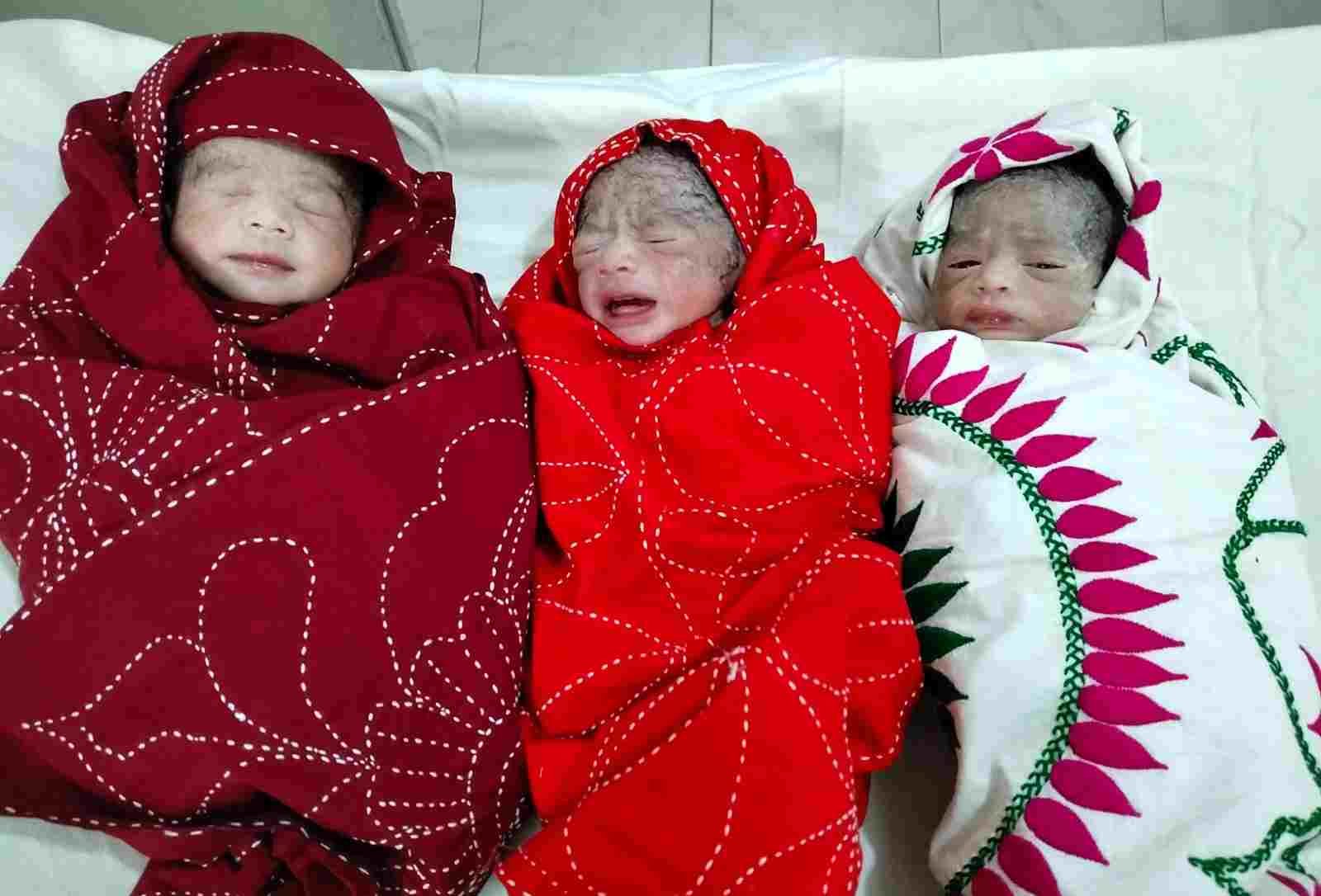 সিলেটে একসঙ্গে তিন সন্তানের জন্ম, মা ও নবজাতকরা সুস্থ