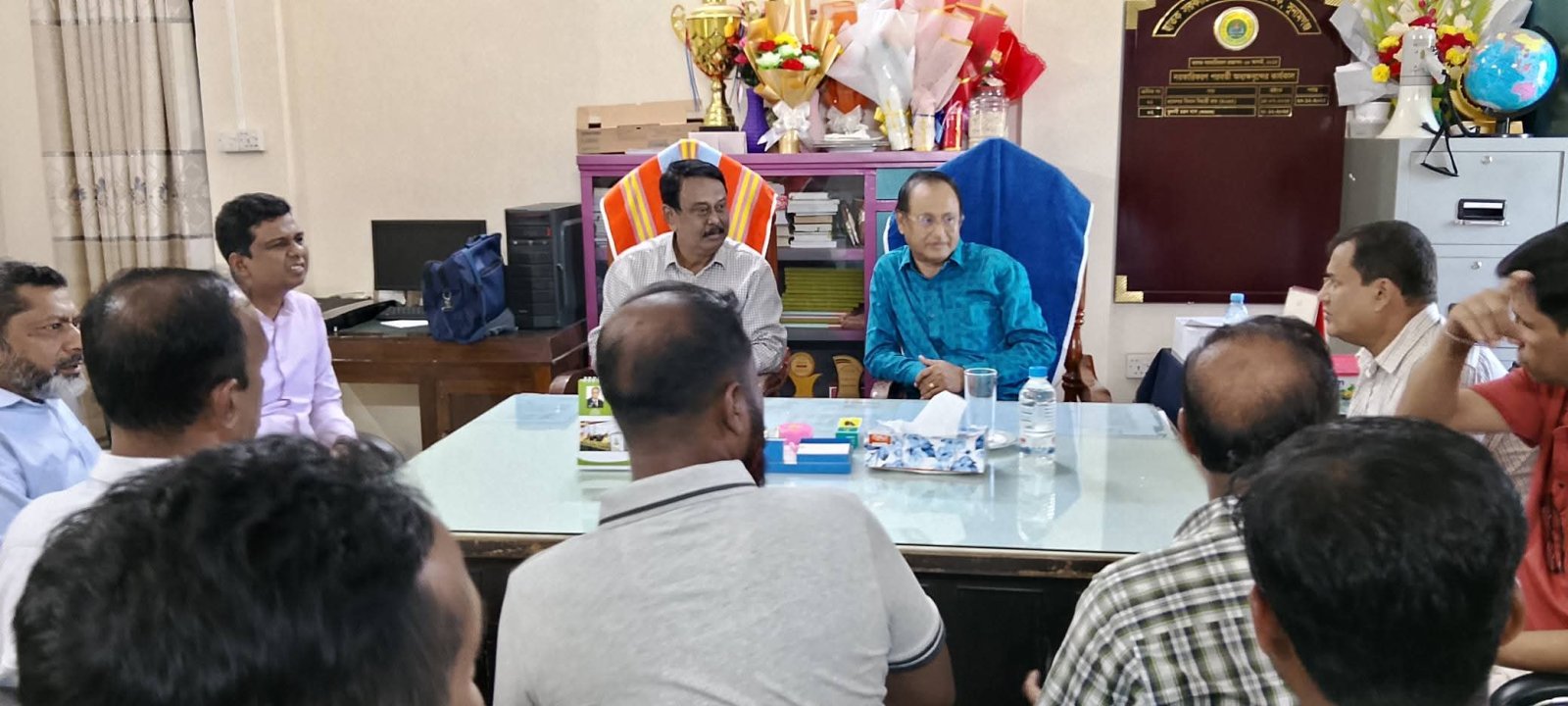 ছাতকে সরকারি দুই শিক্ষা প্রতিষ্ঠান পরিদর্শনে এমপি কলিম উদ্দিন আহমেদ মিলন