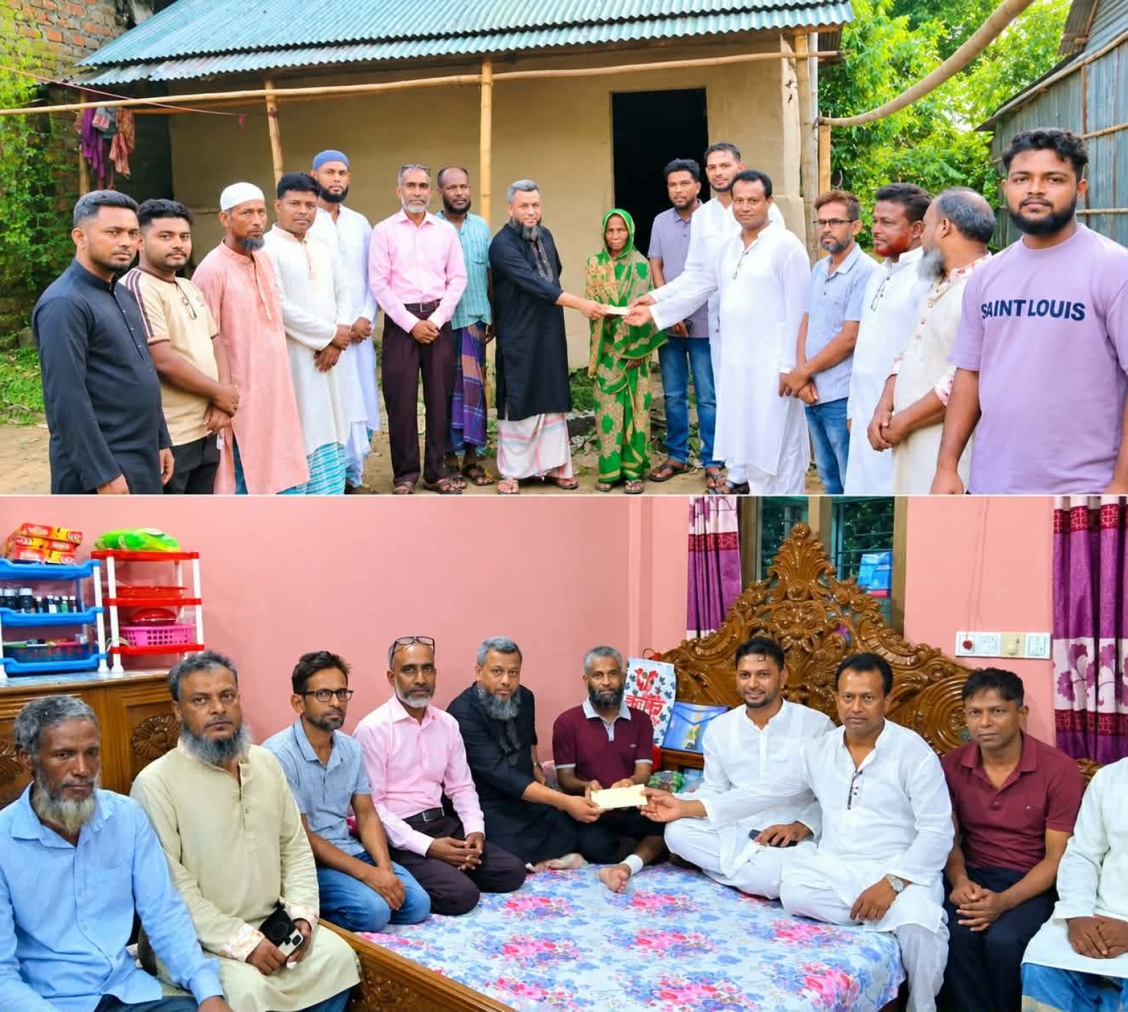 বালাগঞ্জে অসুস্থ মছরুর ও মৃত আছার মিয়ার পরিবারকে গহরপুর এসোসিয়েশন ইউকের আর্থিক সহায়তা