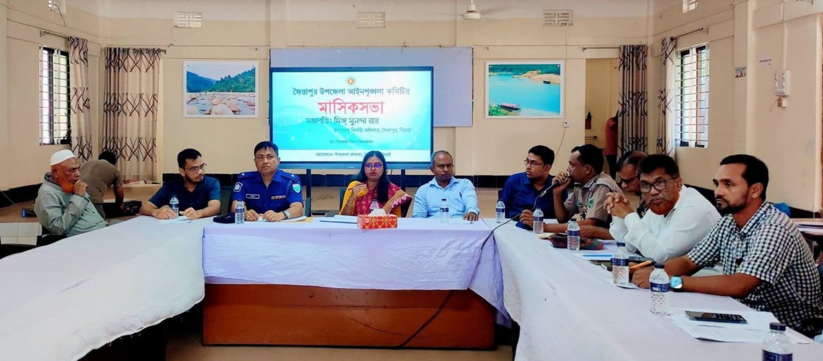 জৈন্তাপুরে মাদক-চোরাচালানে কঠোর হওয়ার নির্দেশ, অবৈধ স্থাপনা উচ্ছেদের সিদ্ধান্ত