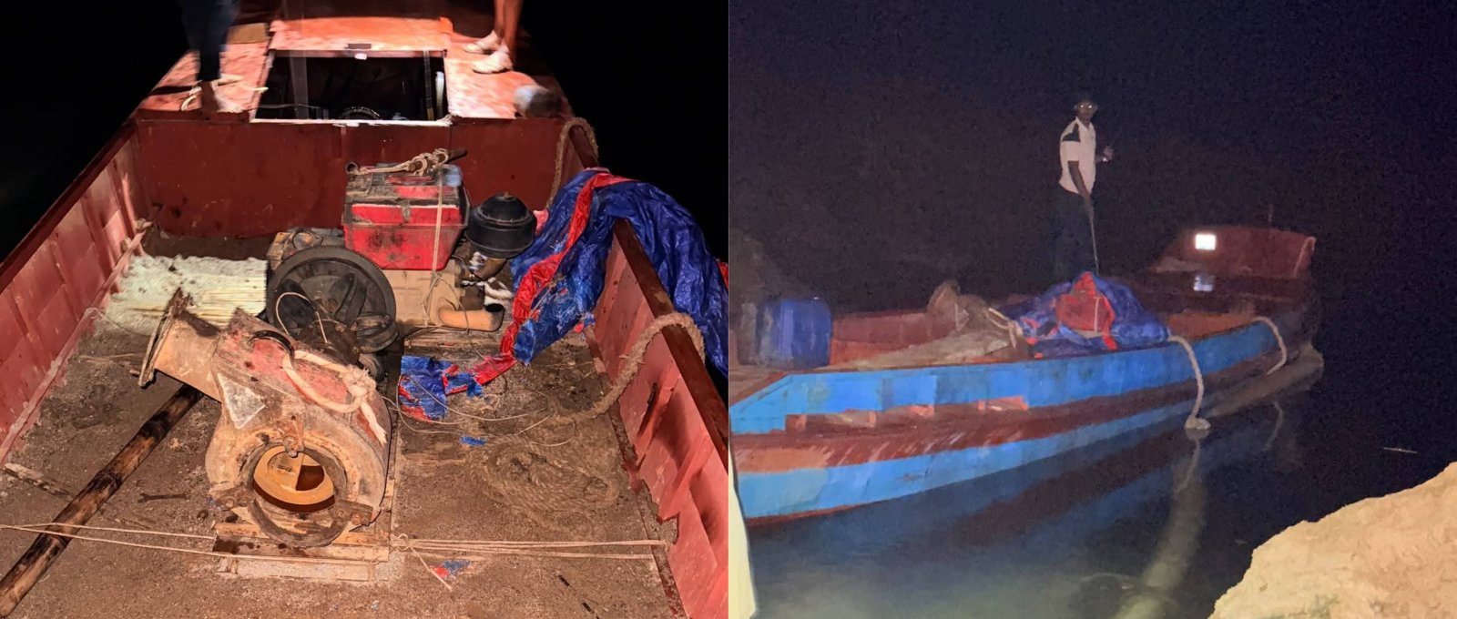 জৈন্তাপুরে গভীর রাতে বালু উত্তোলনবিরোধী অভিযান, স্টিলের নৌকা ডুবিয়ে দিল প্রশাসন