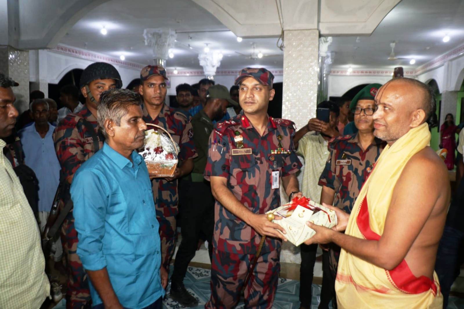 জৈন্তাপুর, কানাইঘাট ও জকিগঞ্জের ৫৭ পূজামণ্ডপের নিরাপত্তায় ৮ প্লাটুন বিজিবি মোতায়েন