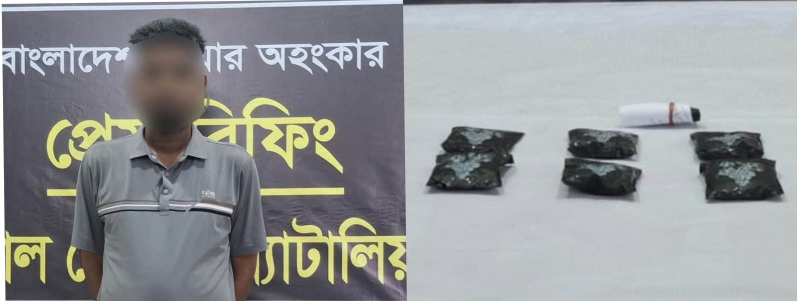 সিলেটে তোষকের নিচে মিলল ১,৬৭৫ পিস ইয়াবা, গ্রেপ্তার ১