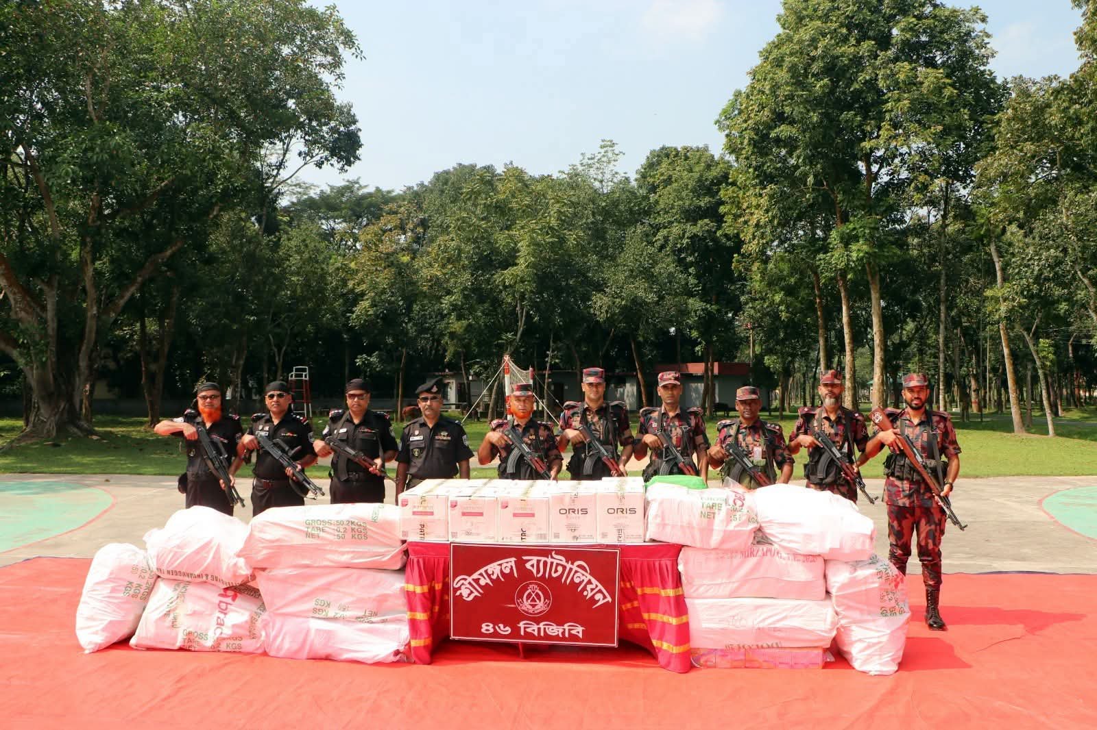 শ্রীমঙ্গলে ৪০ লাখ টাকার ভারতীয় সিগারেট জব্দ
