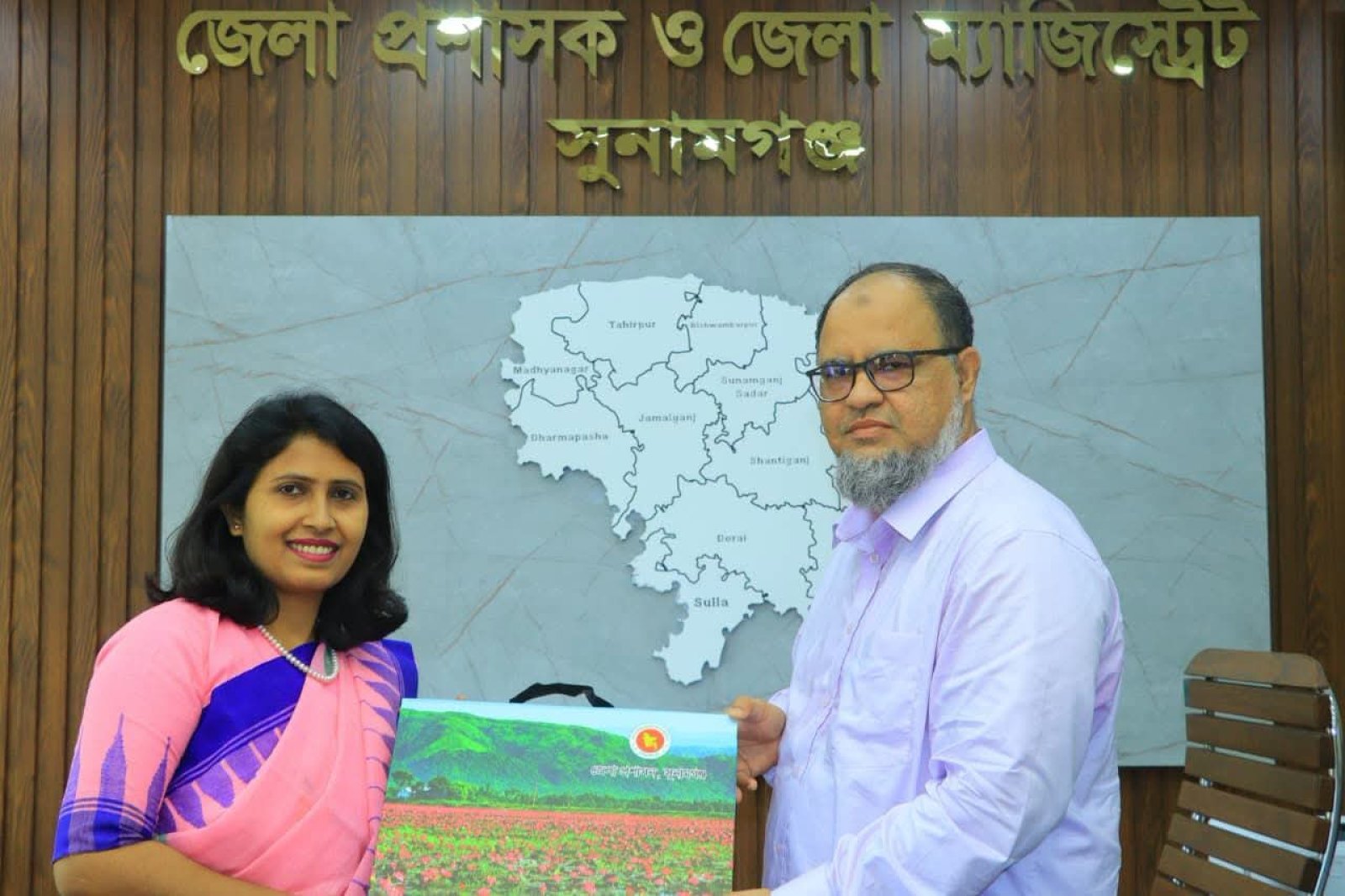 দোয়ারাবাজারে নতুন ইউএনও ফাতেমা জান্নাতের দায়িত্ব গ্রহণ