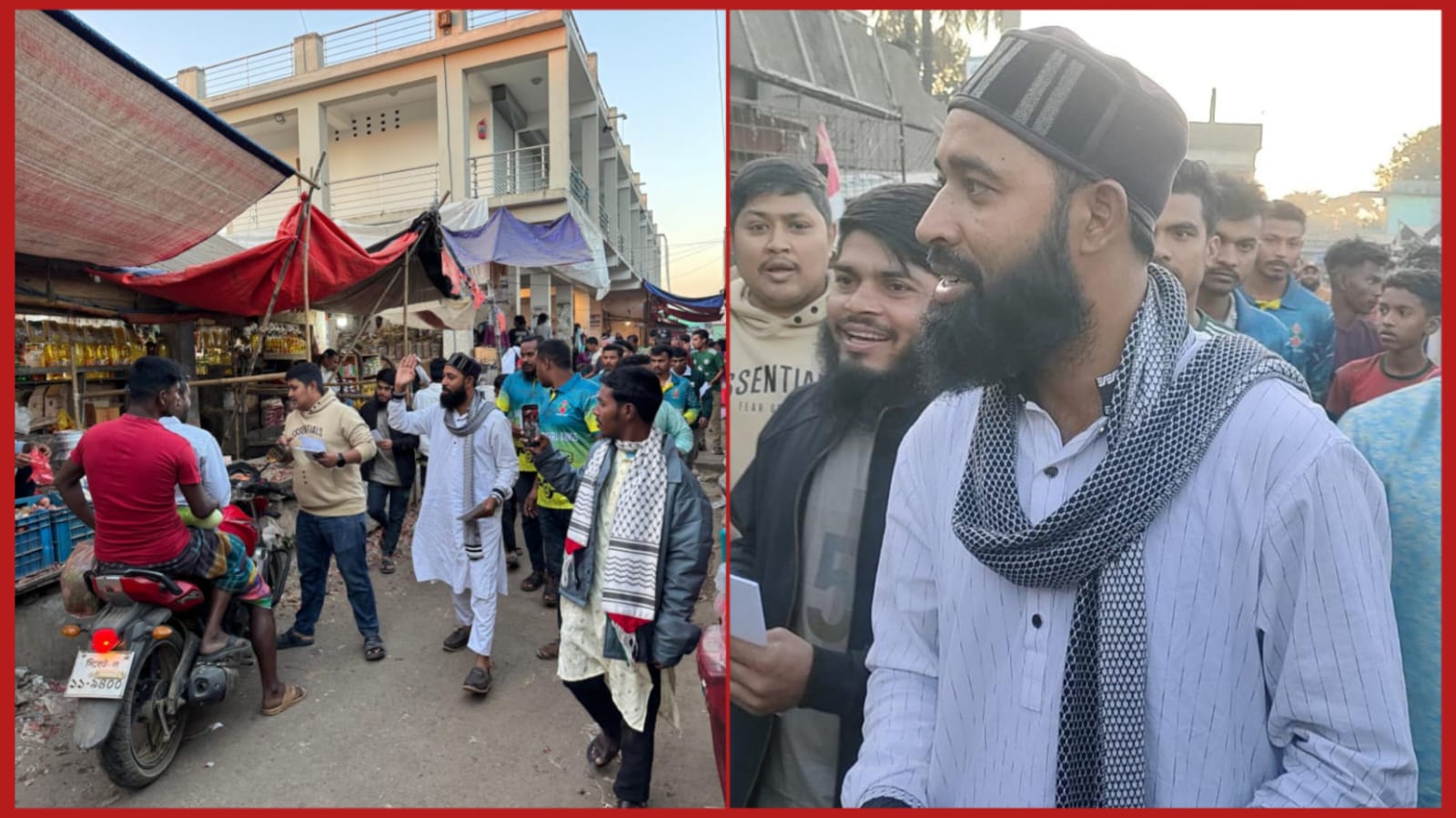 কোম্পানীগঞ্জে গণঅধিকার পরিষদের এমপি,প্রার্থীর গণসংযোগ