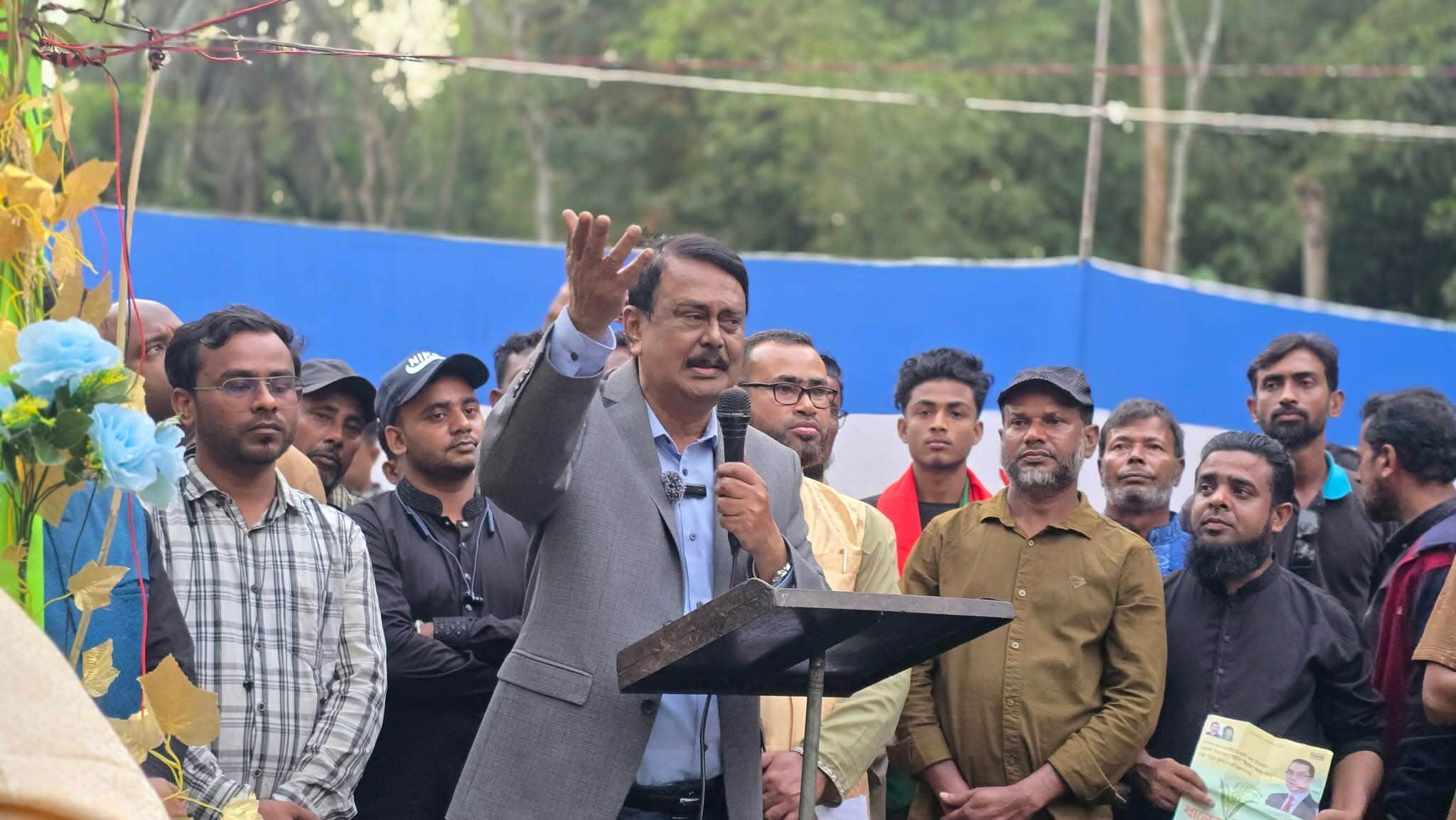 ধানের শীষ প্রতিকে ভোট দিতে মানুষ এখন নির্বাচনের দিনের জন্য অপেক্ষা করছেন — কলিম উদ্দিন আহমেদ মিলন