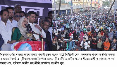 ধানের শীষে একটি ভোট  বদলে দিবে ইতিহাস --তাহসিনা রুশদীর লুনা
