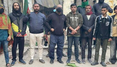 জয় বাংলা স্লোগান দিয়ে হবিগঞ্জ জেলা আওয়ামী লীগের কার্যালয় খুলে কার্যক্রম শুরুর ঘোষণা