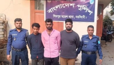 প্রাইভেটকারে সাংবাদিকের স্টিকার লাগিয়ে গরু চুরি, শায়েস্তাগঞ্জের শাহ আলমসহ ৩ চোর আটক