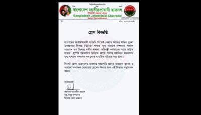 দলীয় শৃঙ্খলা ভঙ্গের অভিযোগে সিলাম ইউনিয়ন ছাত্রদল নেতা পাবেল বহিষ্কৃত