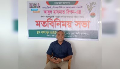 দিরাই পৌর নির্বাচনে মাঠে নামলেন রিপন, লক্ষ্য আধুনিক পৌরসভা