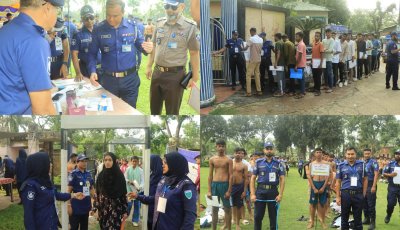 হবিগঞ্জে টিআরসি নিয়োগে বাছাই কার্যক্রম শুরু, প্রথম দিনে সম্পন্ন শারীরিক মাপ ও কাগজপত্র যাচাই