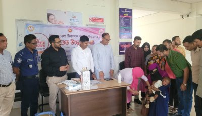 শান্তিগঞ্জে এমআর টিকাদান কর্মসূচি উদ্বোধন, আওতায় আসবে ২১,৬৯৯ শিশু
