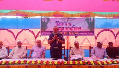 কলাবাড়ী উচ্চ বিদ্যালয়ে এসএসসি পরীক্ষার্থীদের আবেগঘন বিদায় ও দোয়া মাহফিল