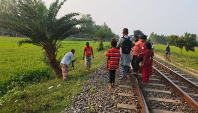 রেললাইন সংলগ্ন জমিতে কাজ করতে গিয়ে ট্রেনের ধাক্কায় প্রাণ হারালেন বৃদ্ধা