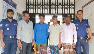 কানাইঘাটে থানা পুলিশের অভিযানে ৪ ওয়ারেন্টভুক্ত আসামী গ্রেফতার