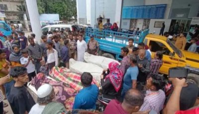 সিলেটের দক্ষিণ সুরমায় ট্রাক–পিকআপ মুখোমুখি সংঘর্ষে প্রাণহানি বেড়ে ৯