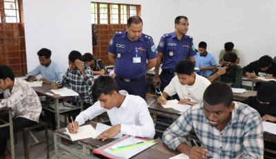 সিলেটে ট্রেইনি রিক্রুট কনস্টেবল (টিআরসি) নিয়োগের লিখিত পরীক্ষা সম্পন্ন